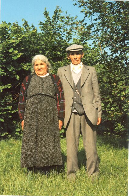 Un couple photographié à Sarcelles en 1988
